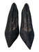 Zara Basic Shoe Size 40 Black Fabric Pointed Toe Lace Overlay Stiletto Shoes Black / 40