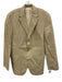 Hugo Boss Off White Cotton Blend Solid 3 button Men's Blazer Off White / 42L