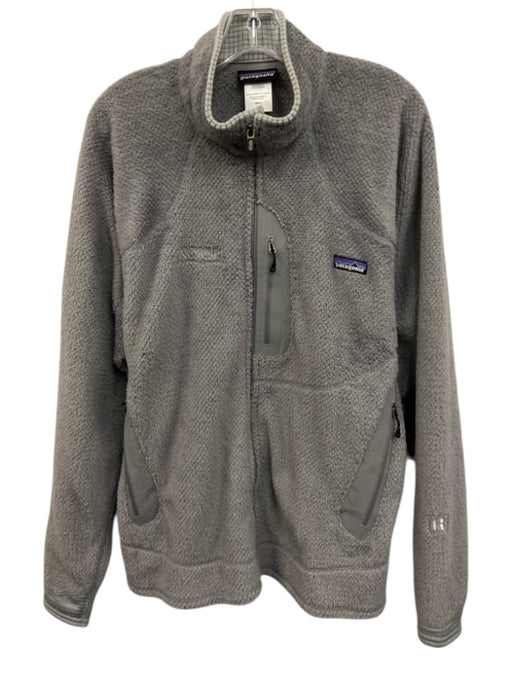 Patagonia Size XL Gray Synthetic fleece Zip UP Men's Jacket Gray / XL