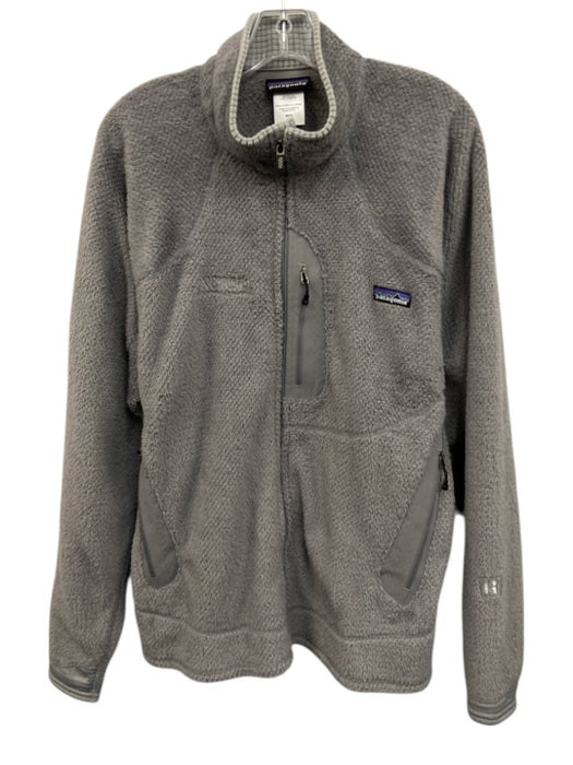 Patagonia Size XL Gray Synthetic fleece Zip UP Men's Jacket Gray / XL