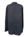 Prada AS IS Size 17.5 Blue Cotton Solid Button Up Men's Long Sleeve Shirt Blue / 17.5