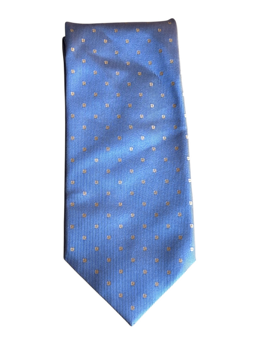 Steffano Ricci Blue & Gold Silk Square Men's Ties Blue & Gold