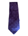 Fendi Purple Silk logo Men's Ties Purple