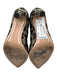 Gianvito Rossi Shoe Size 39 Olive, Brown, Black Textile & Leather Ribbed Booties Olive, Brown, Black / 39
