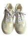 Stella McCartney Shoe Size 37 White Leather Suede Gold detail Low Top Sneakers White / 37