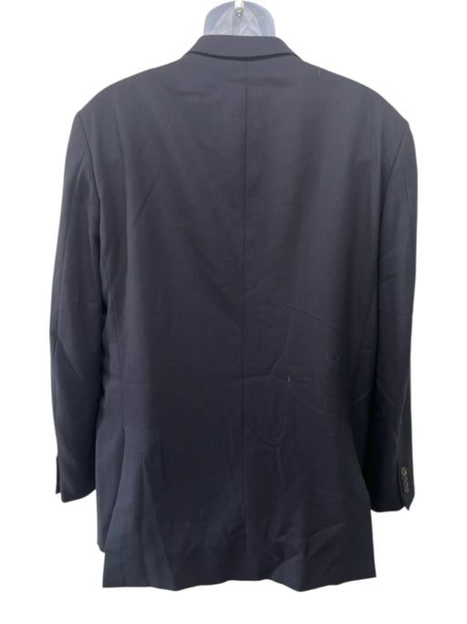 Ermenegildo Zegna Navy Blue Wood Solid 2 Button Men's Blazer Navy Blue / 56R