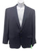 Ermenegildo Zegna Navy Blue Wood Solid 2 Button Men's Blazer Navy Blue / 56R