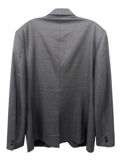 Prada Gray Wool Solid 3 button Men's Blazer Gray / 56R