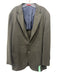 Isaia Olive Green & Multi Cashmere 2 Button Men's Blazer Olive Green & Multi / 56