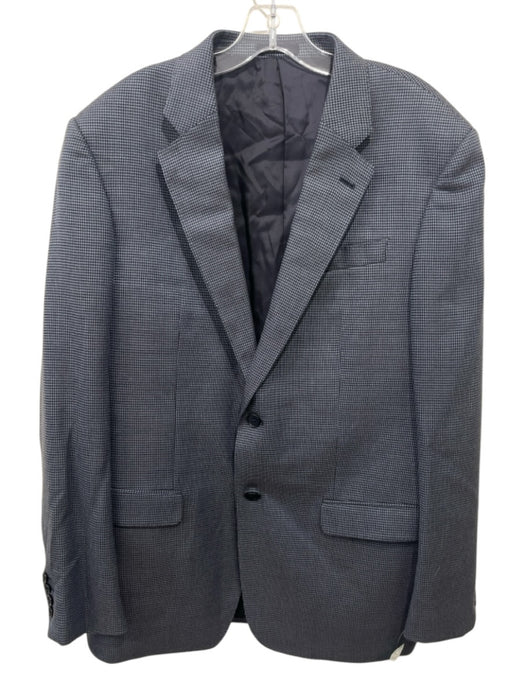 Armani Collezioni Blue & Multi Viscose All Over Print 2 Button Men's Blazer Blue & Multi / 42S