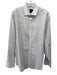 Kent and Curwen Size XL White & Blue Cotton Striped Men's Long Sleeve Shirt White & Blue / XL