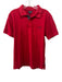 Armani Jeans Size XL Red Cotton Solid Polo Men's Short Sleeve Red / XL
