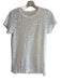Rag & Bone Size Small White Polyester & Cotton Cheetah Short Sleeve Sheer Top White / Small