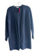 Madewell Size XS Navy Nylon & Wool Open Front Long Sleeve Tunic Length Sweater Navy / XS