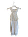 Maeve Size 8 White Cotton Round Neck Sleeveless Back Zip Eyelet Lace Dress White / 8