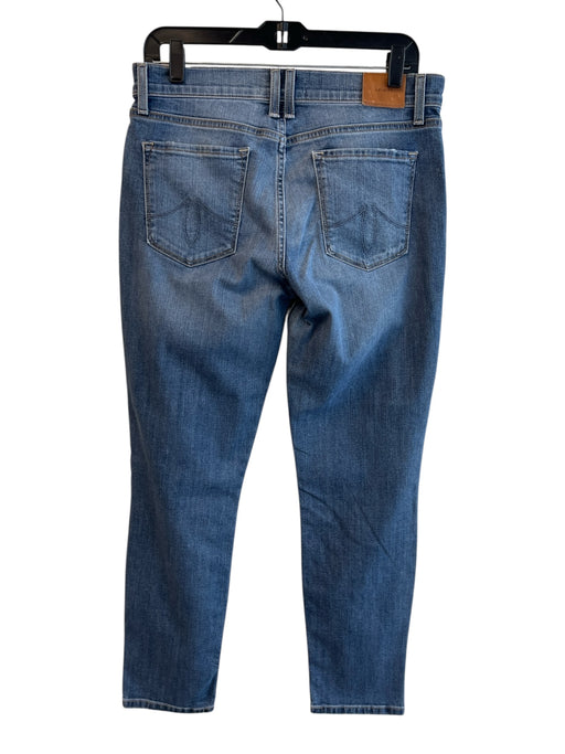 Level 99 Size 28 Medium Wash Cotton Blend High Rise Distressed Jeans Medium Wash / 28