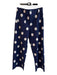 Maeve Size 29 Navy & Cream Viscose & Linen High Rise Polka Dot 4 Pocket Pants Navy & Cream / 29
