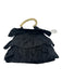 Loeffler Randall Black & Gold Gold hardware Heart Handle Handbag Ruffle Bag Black & Gold / S