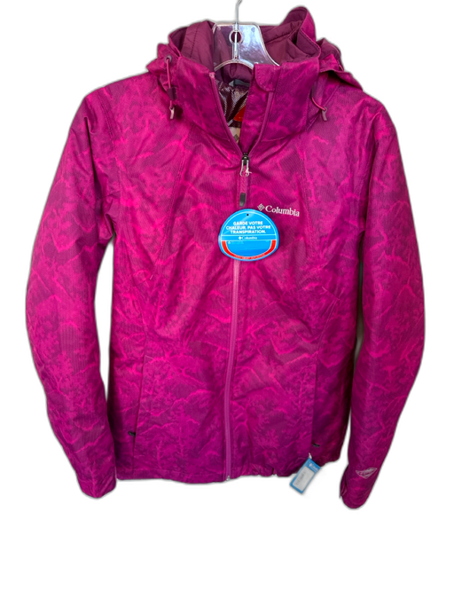 Columbia Size S Maroon Polyester Long Sleeve Full ZIp Ski Coat Maroon / S