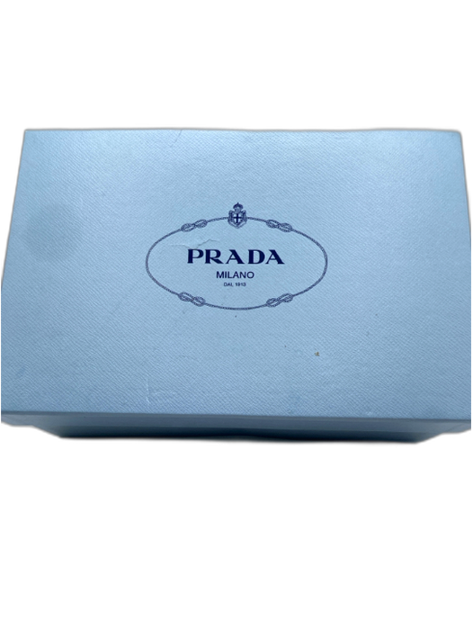 Prada Shoe Size 39 silver, black, green Patent Leather Bungee Laces Sandals silver, black, green / 39