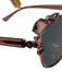 Jimmy Choo Rose Pink Acetate Faceted Crystal Embellished Oversize Sunglasses Rose Pink
