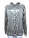 Chanel Size 34 / XS Silver Polyester & Modal Heathered Hooded Full Zip Jacket Silver / 34 / XS