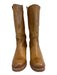 Cleo + Wolf Shoe Size 8.5 B Tan Leather & Rubber Round Toe Boot Shoes Tan / 8.5 B