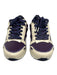 Sandro Shoe Size 6.5 Blue & White Leather Flames Sneaker Shoes Blue & White / 6.5