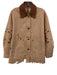 Anthropologie Size XS Tan & Brown Cotton Button Down Flower Cut Out Jacket Tan & Brown / XS