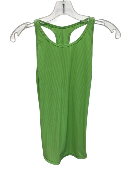 Lululemon Size Est S Lime Green Sleeveless Ribbed Racerback Tank Top Lime Green / Est S