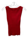 By Anthropologie Size S Red Viscose Blend V Neck Sleeveless Ribbed Top Red / S