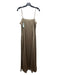 Theory Size 8 Beige Polyester Spaghetti Strap Maxi Slip Dress Dress Beige / 8