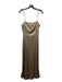 Theory Size 8 Beige Polyester Spaghetti Strap Maxi Slip Dress Dress Beige / 8