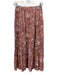 Marea Size S Pink Cotton floral print Elastic Waist Skirt Pink / S