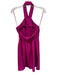 BHLDN Size S Magenta Polyester Satin Sleeveless Halter Dress Magenta / S