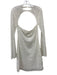 Meshki Size M White Nylon Beaded Lace Mini Dress White / M