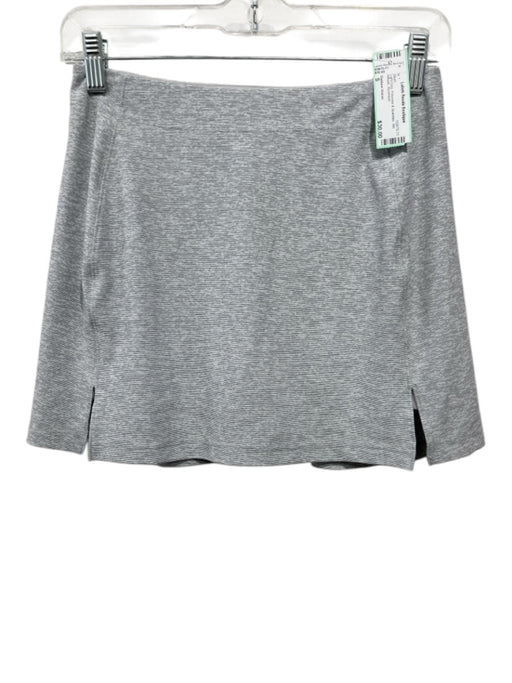 Outdoor Voices Size S Light Grey Polyester & Spandex Slit Athletic Skort Light Grey / S