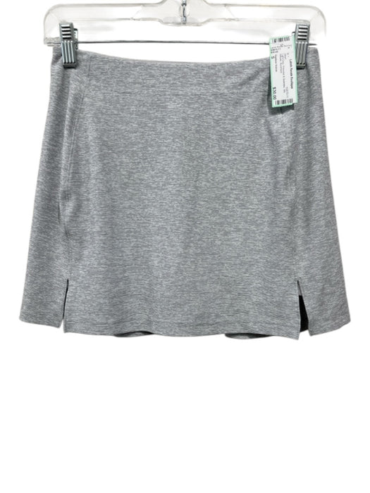 Outdoor Voices Size S Light Grey Polyester & Spandex Slit Athletic Skort Light Grey / S