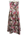 Sachin & Babi Size 2 Lavendar & multi Polyester Sleeveless Floral Gown Lavendar & multi / 2