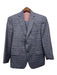 Robert Graham Grey & Navy Plaid 2 Button Men's Suit 40s