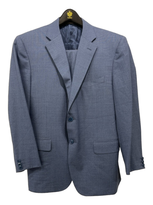 Canali Blue Wool 2 Button Men's Suit 50