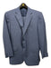 Canali Blue Wool 2 Button Men's Suit 50