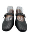 Fitflop Shoe Size 8 Black Leather Upper Mary Jane Buckle Strap Pump Flats Black / 8