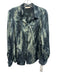 Maison Hotel Size S Gray Viscose Tie Dye Long Sleeve Button Up Top Gray / S