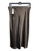 Vince Size 2 Brown & Black Polyester Houndstooth Side Zip Slip Skirt Midi Skirt Brown & Black / 2