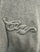 Off-White Size 42 Gray Cotton Blend Knit Logo Patch Zip Up Crop Cardigan Gray / 42