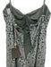 House of CB Size L Silver & Gray Lace Floral corset Maxi Dress Silver & Gray / L