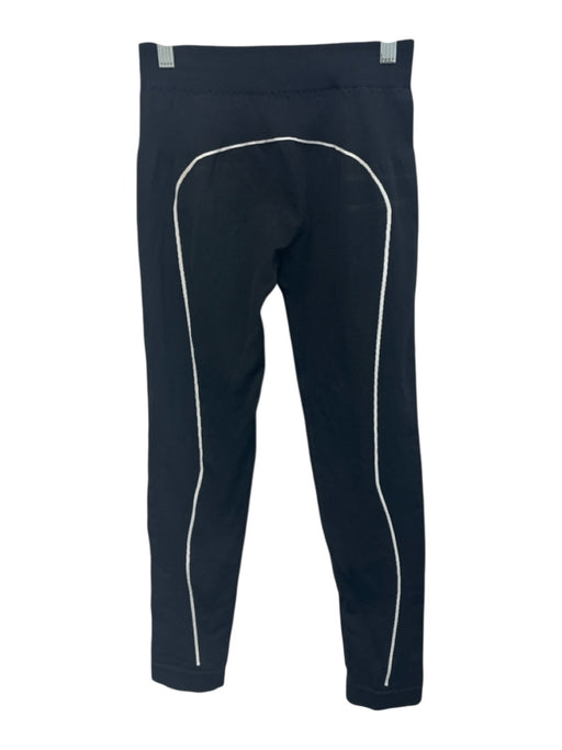 Off-White Size L Black & White Polyamide Blend Knit Contrast Piping Leggings Black & White / L