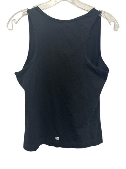 Givenchy Size M Black & White Cotton Blend Logo Racerback Tank Top Black & White / M