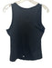 Givenchy Size M Black & White Cotton Blend Logo Racerback Tank Top Black & White / M